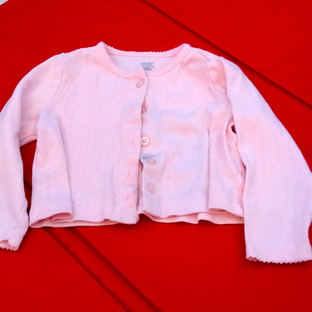Pink cardigan 18months